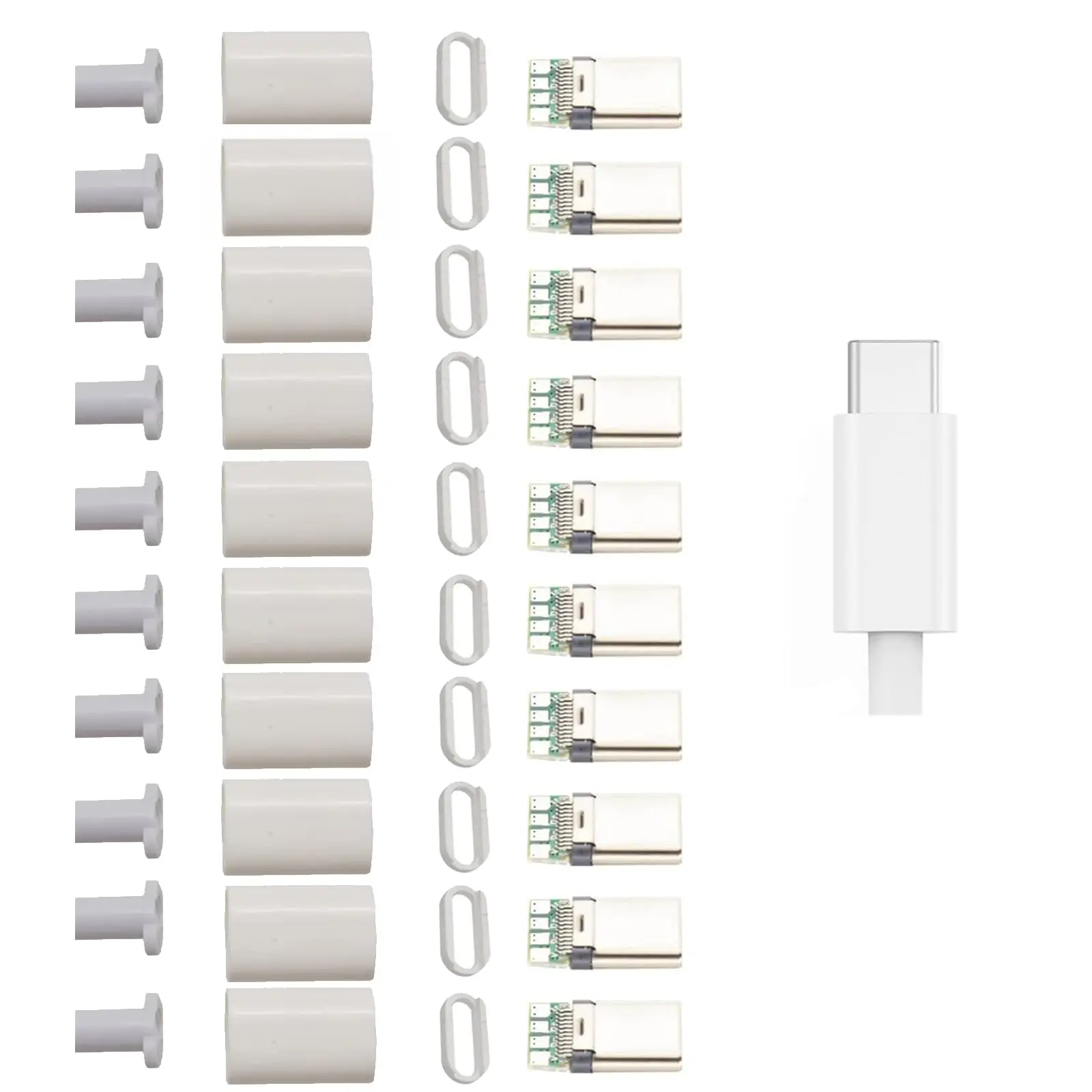 ตัวเลือกสินค้า USB 3.1 3A ชาร์จเร็ว 10 ชิ้น ใช้งานได้หลากหลาย