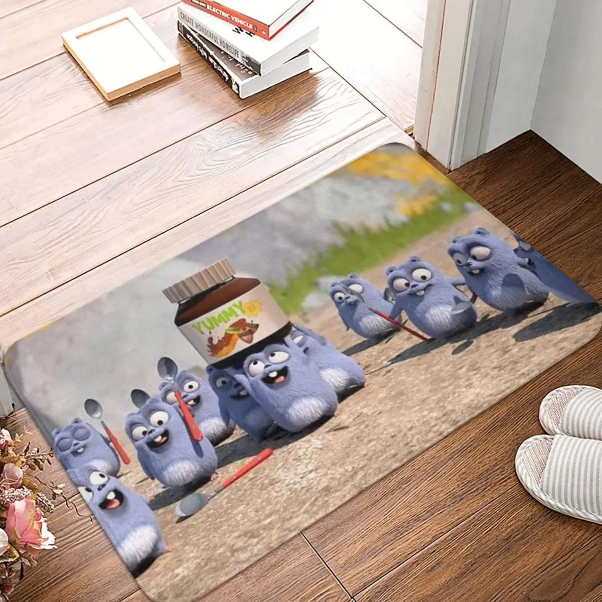 Grizzy And The Lemmings Un Sacco Di Simpatici Orsi Zerbino Antiscivolo Tappetino Da Cucina Dado Butters Balcone Tappeto Porta D'Ingresso Tappeto Decor