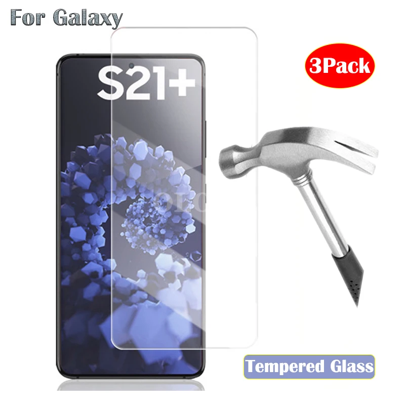 

3 шт./упаковка, Защитное стекло для Samsung Galaxy S 21 S21 Plus