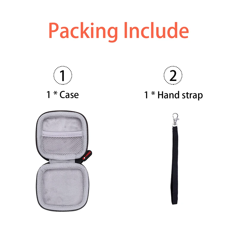 Xanad Eva Case Duro para x6 Crucial 500gb Ssd Portátil Externo de Estado Sólido Bolsa de Armazenamento de Proteção - Imagem 5