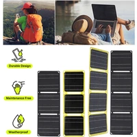 Portable Solar Charger - 5 V Power Bank for Outdoor Adventures - Image 2