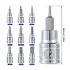 3/8 Inch Hex Bit Socket Set Sturdy Allen Key Sockets Professional 3/8inch Drive Drill Metric Tools Kit Durable Impact Socket Set 4