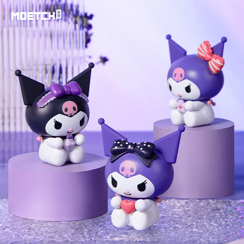 Moetch Sanrio Kuromi 2 in 1 Mini Fan Blind Box Mysterious Boxes