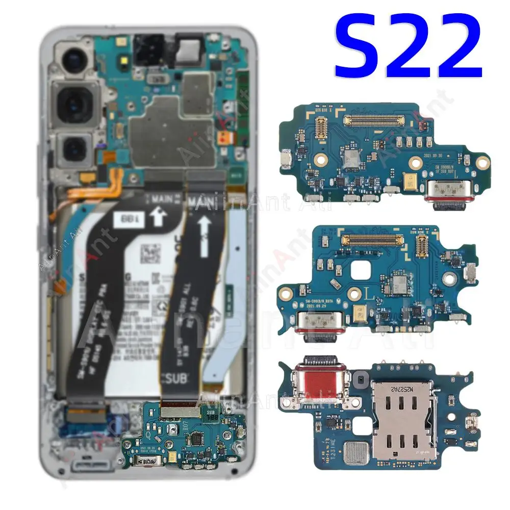 Aiinant-Samsung Galaxy s22 Ultra plus s22 s901n s906n s908n 5g用の