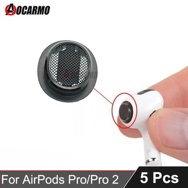 5Pcs/Lot For AirPods Pro Pro2 Earphone Mouth Outlet Dust Net Mesh With  Frame Repair Replacement Part - AliExpress