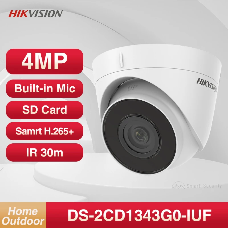 Hikvision 4MP Network IP Camera Built Mic Night Vision 30m Security