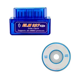 V2.1 Super MINI ELM327 Bluetooth OBD2 V2.1 Orme 327 V 2.1 Voiture Outil de Diagnostic Scanner Elm 327 OBDII Adaptateur Outil De Diagnostic Automatique 