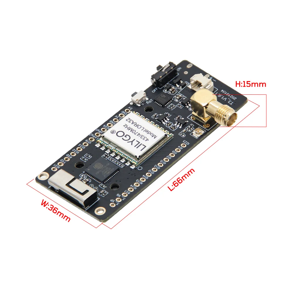 ® TTGO MySondy GO LoRa32 V2.1_1.6.1 ESP32 LoRa 433MHz For Receive RadioSonde Sig