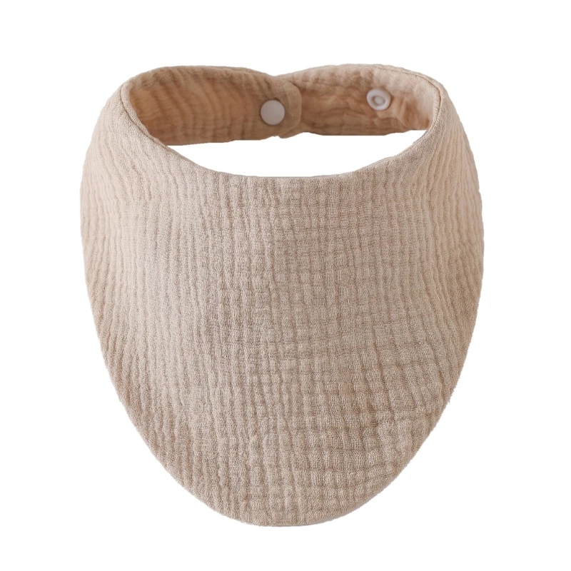 Organic Cotton Muslin Baby Bandana Bib - Soft & Absorbent Scarf