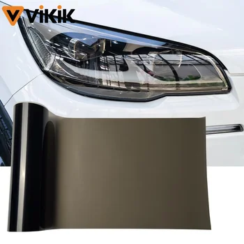 Pellicola Oscurante per Fari Auto, Pellicola Vinilica per Fendinebbia, Vinile Nero Opaco Impermeabile, Adesivo per Auto, Accessori