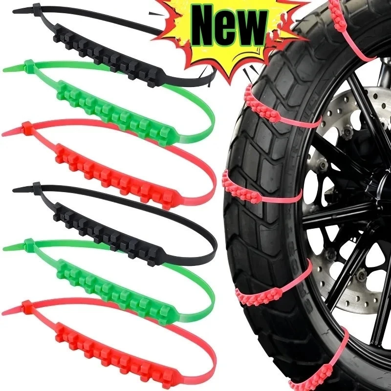 

New Electric bicycle Wheel Anti-skid Tie Winter Tire Anti-ski Chain Motorcycle Emergency Tire Snow Chains Accessories