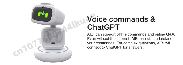 Aibiポケットペット ChatGPT搭載AIコンパニオンロボット 音声コマンド 51fzK1P0YsL.jpg_BO30,255,255,