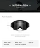 Skiing Goggles Windproof Cycling Motorcycle Goggles Winter Anti-Fog Snowboard Ski Glasses Ski Mask Tactical Goggle Sunglasses 4