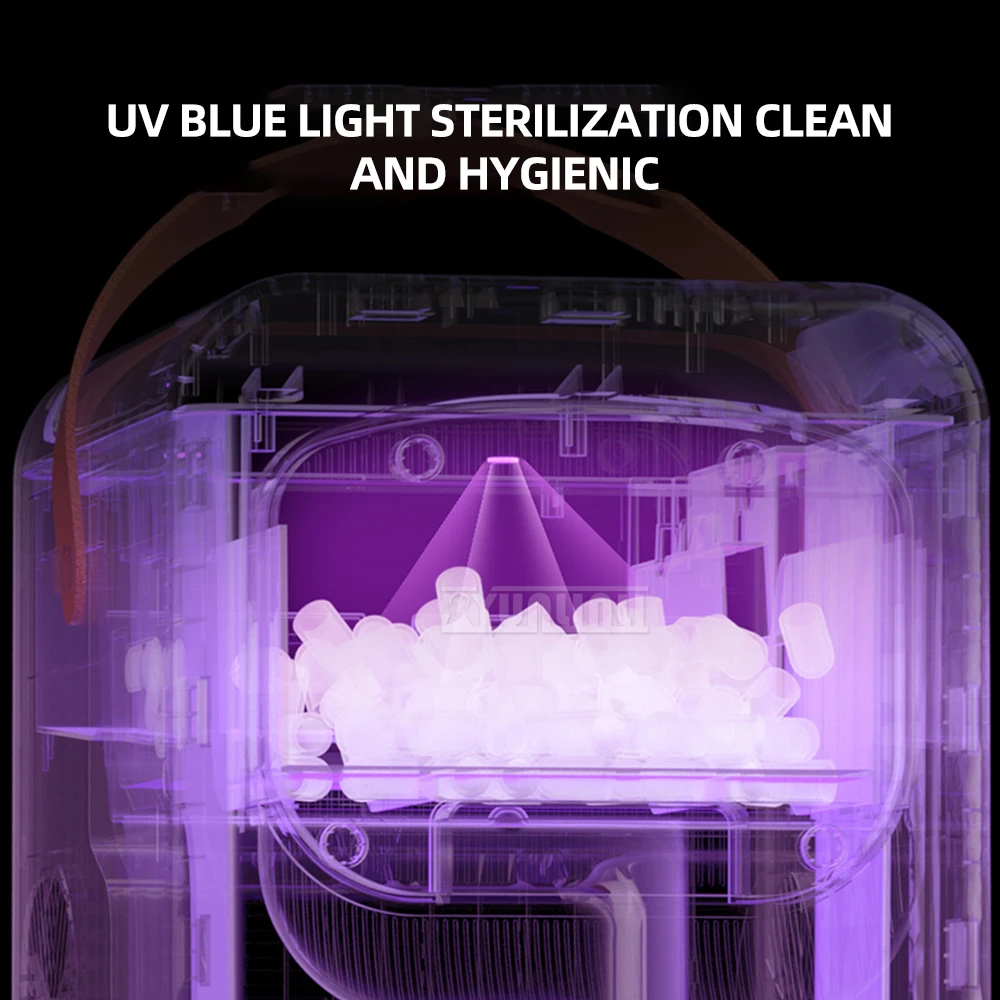 Automatic Ice Machine Large Capacity Desktop Ice Maker Machine with Self-Cleaning Function Kostkarka Dla Lodu