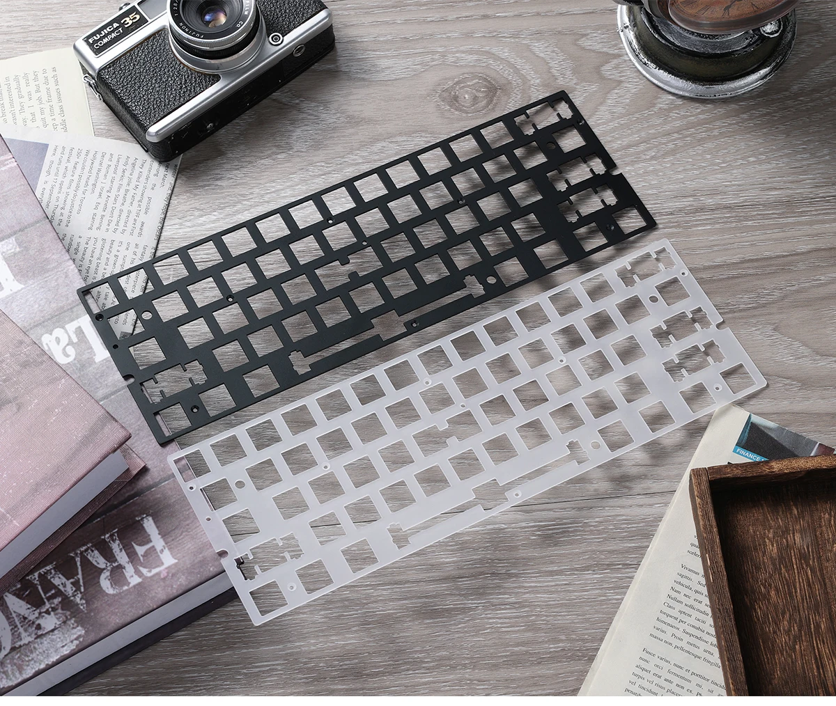 Kbdfans-カスタムPCアルミニウムポジショニングキーボード、メカニカル 