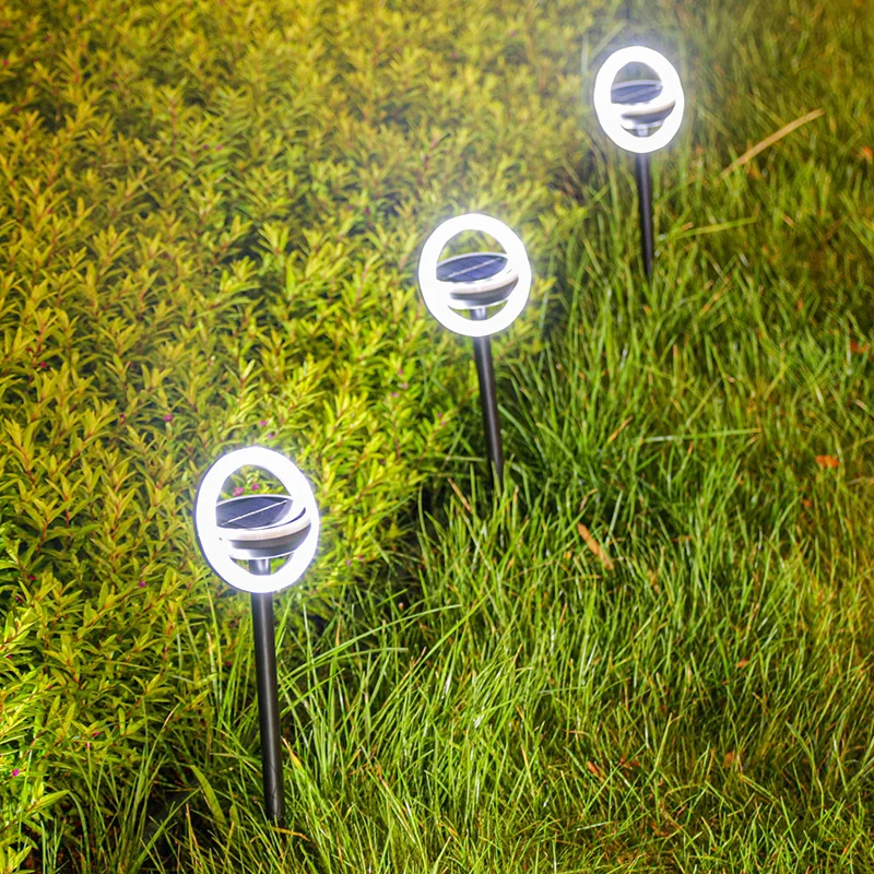 

Outdoor Solar LED Garden Lights Waterproof Yard Decoration Lawn Solar Powered Lamp Landscape Path Fence Sunlight Street Lighting