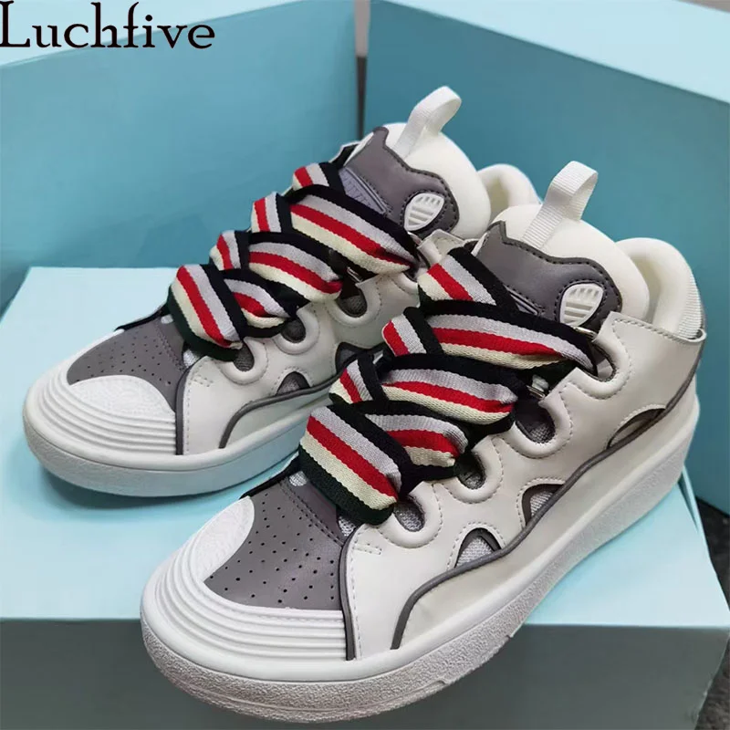 

High Quality Multi-color Lace up Flat Shoes Women casual Plus Size sneakers Luxury T pair shoes