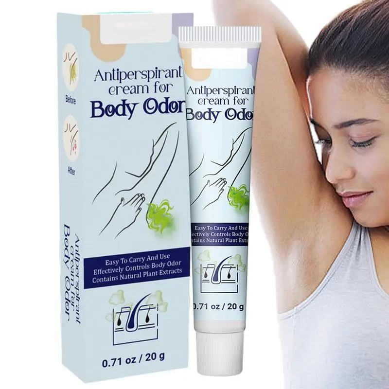 Armpit Smell Remover Underarm Odor Treat 0.71 Oz Underarm Odor Protection Floral Scent Smell Armpit Sweat Odor Treat Cream For