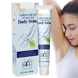 Armpit Smell Remover Underarm Odor Treat 0.71 Oz Underarm Odor Protection Floral Scent Smell Armpit Sweat Odor Treat Cream For