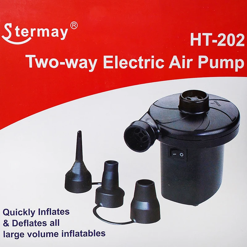 StermayHT202InflatablePump40WElectricAirPumpforCampingAirbed