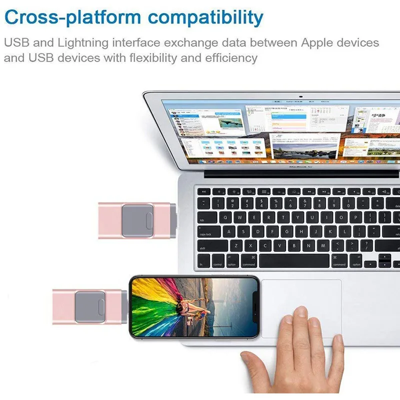 Clé USB Qumox 1 To USB 3.1 Stick 420MB/s - Noire