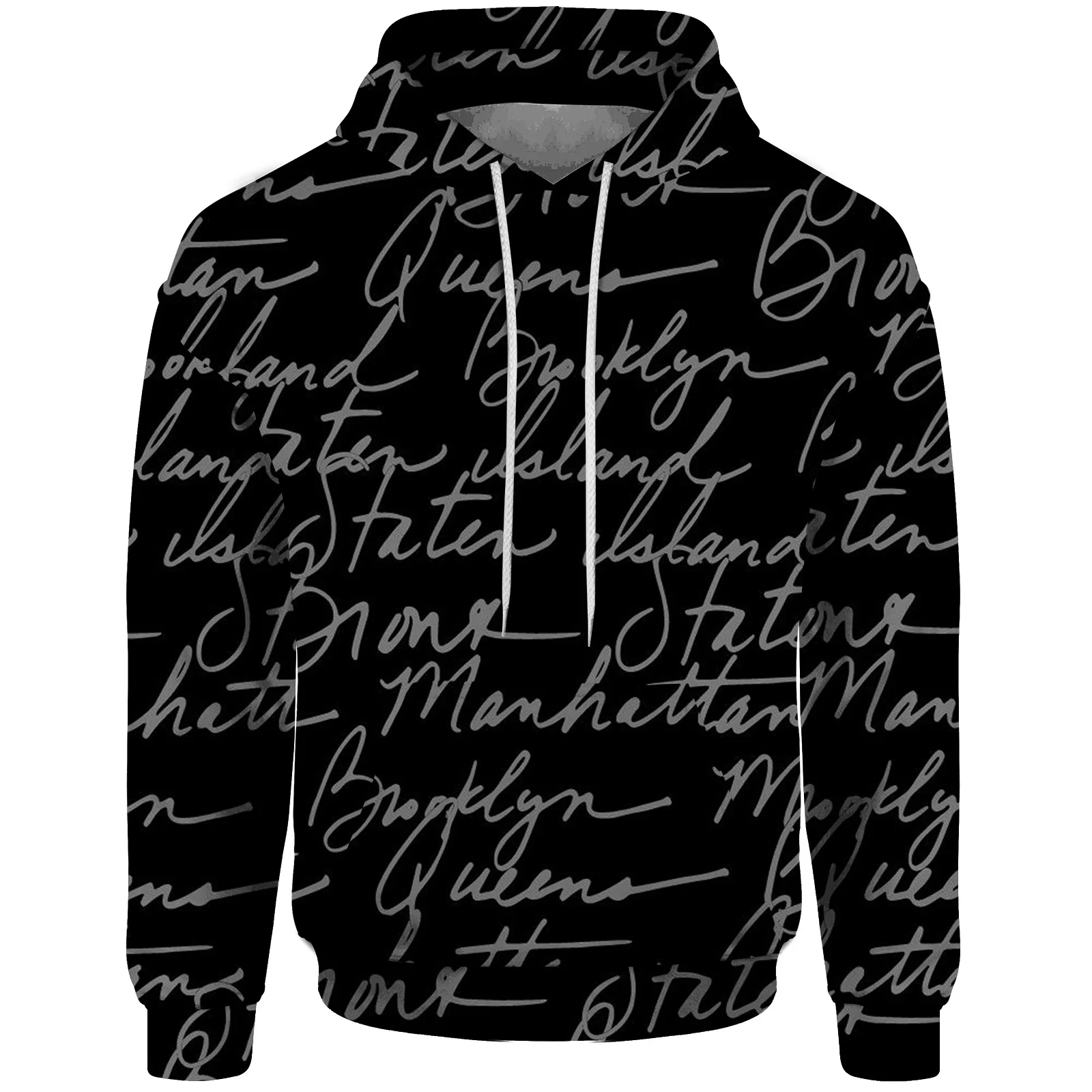 thumbnail image 1 of Sudadera casual de tendencia para hombre Sudadera con capucha con estampado de texto para hombre de moda Ropa cómoda y versátil para hombre, 1 of 4