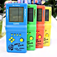 Joueurs de jeu portables rétro classiques pour Console Tetris grand écran Machine de jeu de poche nostalgique pour enfants jouets de Puzzle pour enfants 1