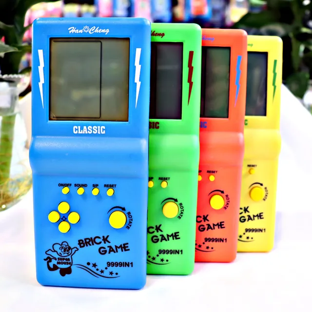 Joueurs de jeu portables rétro classiques pour Console Tetris grand écran Machine de jeu de poche nostalgique pour enfants jouets de Puzzle pour enfants 1