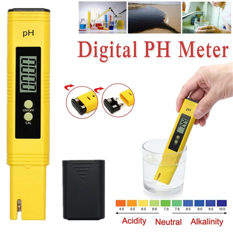 

Digital LCD PH Meter Tester Acid-base Meter TDS EC Water PPM Filter Pool Hydroponic Tester Pen Water Tester Pen TDS Meter Tester