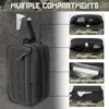 Toiletry Bag for Men Hygiene Bag EDC Hunting Bag Admin Pouch Molle Utility Tool Bag Small Kit Handbag Mens Travel Shower Bags 5