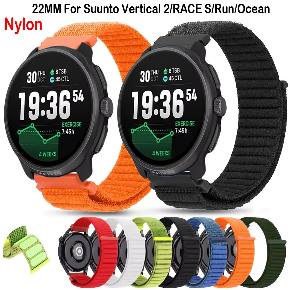 Premium 22mm Nylon Strap - Ultra-Soft, Washable Replacement Watch Band