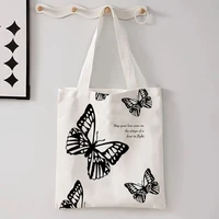 Kawaii Chic dessin animé animaux chat grande capacité sac fourre-tout papillon, Panda élégant sac à bandoulière pour les femmes 3