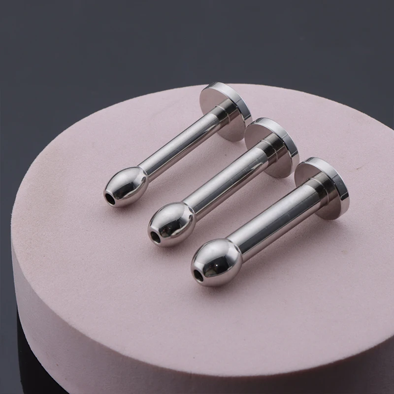 Penis Sex Toys 8/9/10mm Beads Holllow Urethral Plug Sounds Penis Plug Men Masturbators Urethra Dilator Insert Sounding Rods 18+