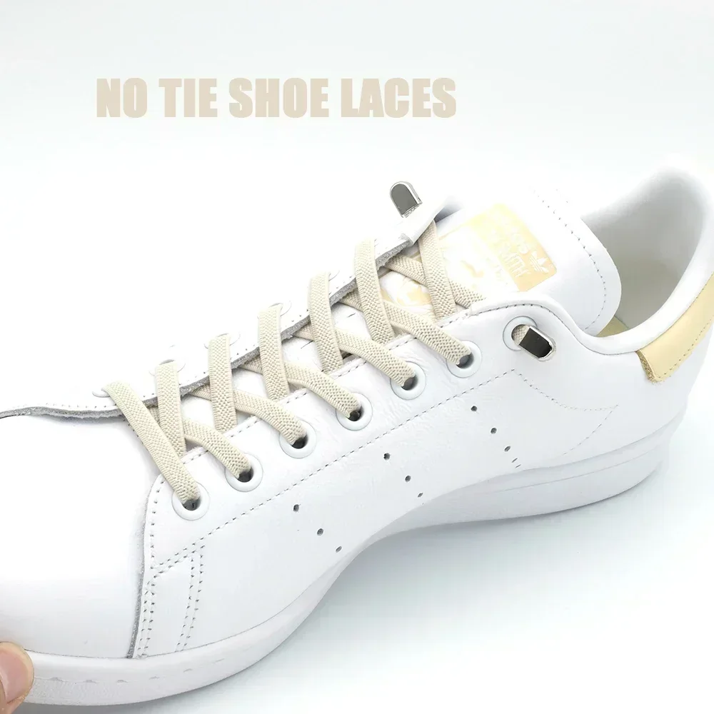 Elastic Flat Shoelaces No Tie Quick Safety for Kids and Adult Unisex Outdoor Leisure Sneakers shoelaces without ties shoe laces elastic shoelaces elastic shoe laces