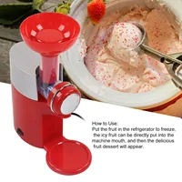 160W Automatic Frozen Fruit Dessert Machine Fruit Ice Cream Machine Maker Milkshake Machine for Home Kitchen 1