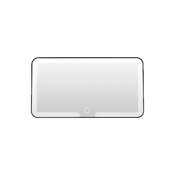 LED HD Makeup Mirror Car Interior Mirrors Sun Visor Plate for Girls Women Rechargeable Fill Light Universal Thin Vanity Mirror 1