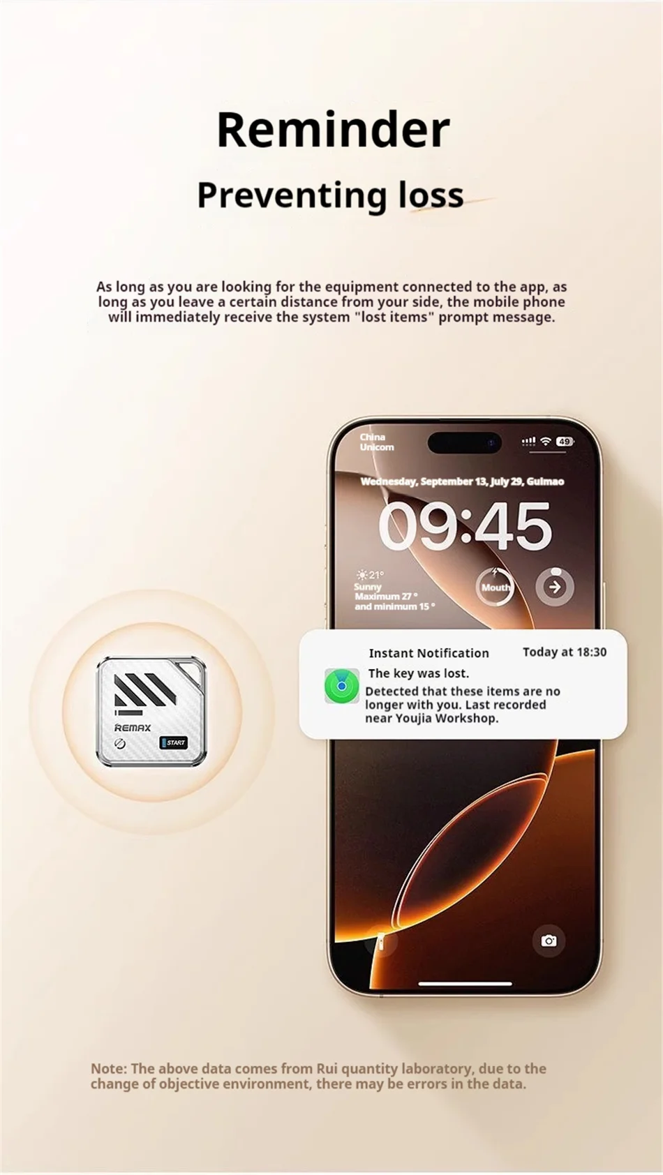 Умный трекер-антипотеряшка Remax RT-G2306 для Apple Find My (белый | желтый | зеленый)