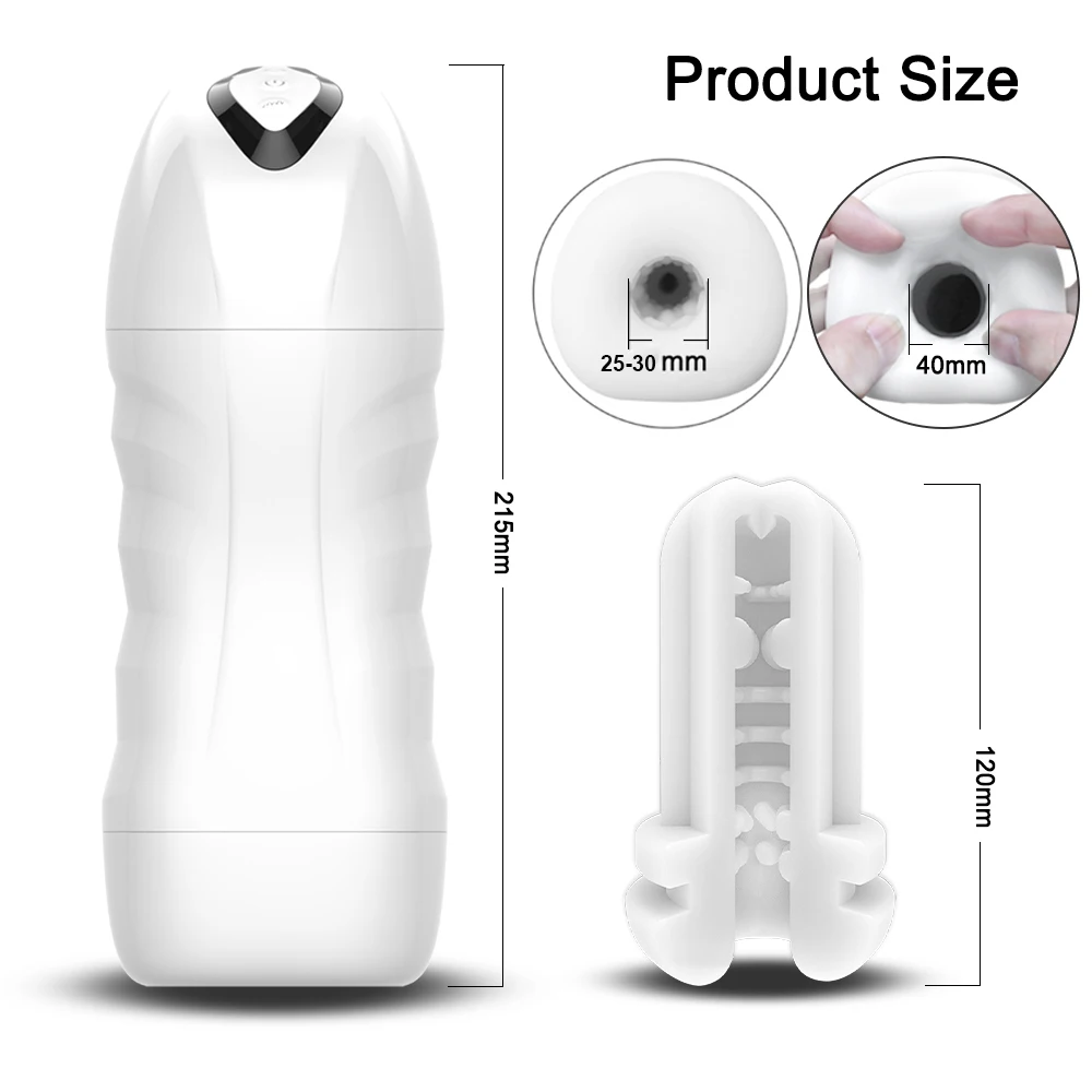 Automatic Sucking Male Mastubator Blowjob Masturbation Equipment Machine Sex Toys Adult Goods for Men Man Masturbators Cup images - 6