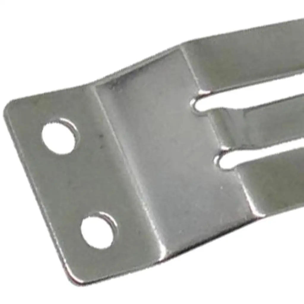 304 Stainless Steel Microph Clip Hailers VHF CB Radio Boat Mic Clamp 1" x 1-15/16