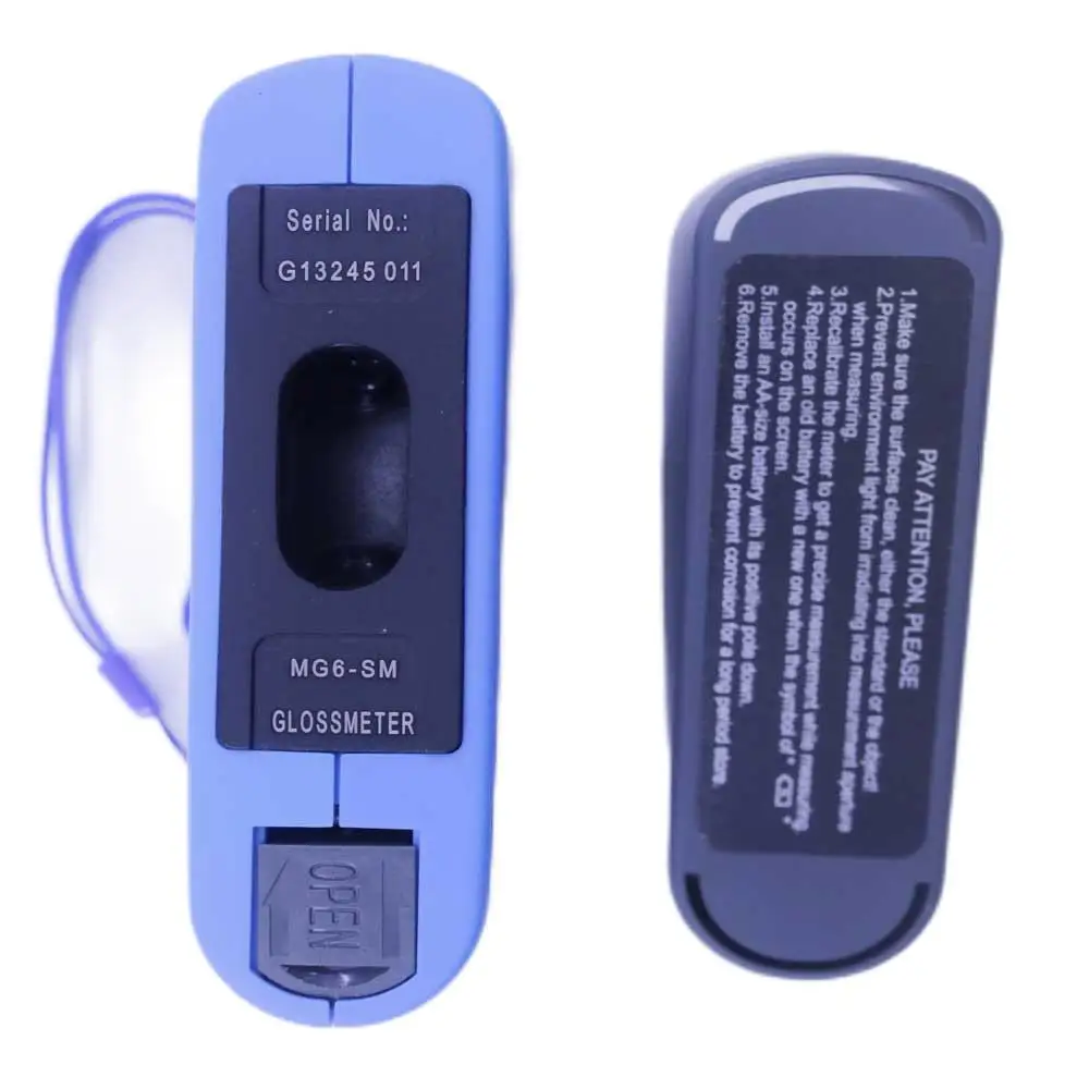 MG6-SM Metal Gardner Meter Portable Gloss Tester Digital Glossmeter 0.0 to 999Gu 60 Angle