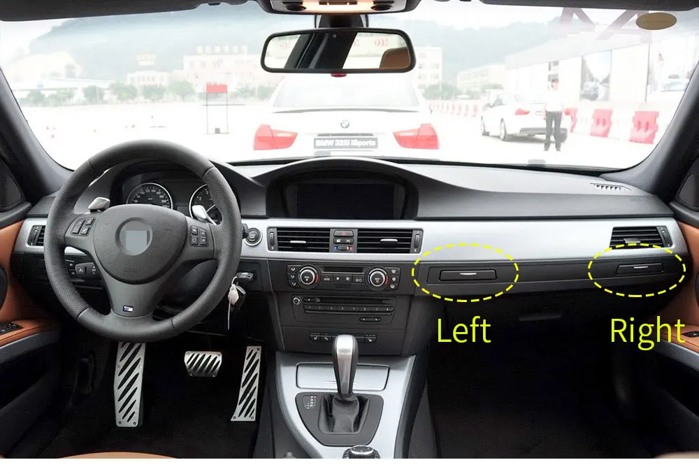 LHD Auto Mittelkonsole Einsatz Getränkehalter Ersatzzubehör für BMW 3er E90 E91 E92 E93 320 325 330 335 2005–2012 – Detail 1