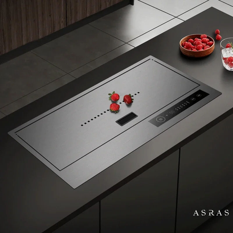 ASRAS Nanometer Flip Cover Hidden Smart Purifying Kitchen Sinks 4mm Thickness Handmade Sink Cup Rinser Kitchen Sinks