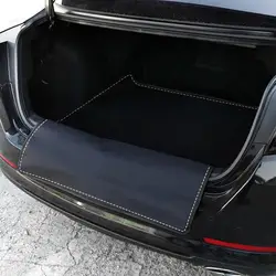 Waterproof Car Trunk Mat Leather Car Tail Box Pad Oxford Cloth Car Trunk Pad Tail Boot Tray Liner Cargo Carpet Pad 100x140cm