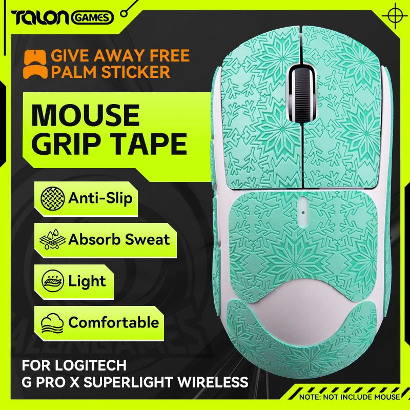 TALONGAMES Mouse Grip Tape SnowPattern For Logitech G PRO X Superlight