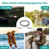 Double-headed Dog Tie Out Cable Leash ,raction rope with metal buckle steel wire anti-rust training collar,Outdoor Dogs Strap 4