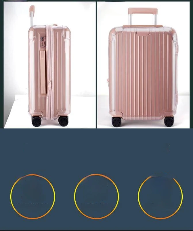 Transparent Cover Applicable for Rimowa Essential Clear Suitcase Cover 21/26/30 Inch Rimowa Salsa Luggage Protective cover