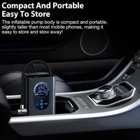 Electric Air Pump Tire Inflator Portable Compressor Digital Display 150PSI Rechargeable Inflator Quick Inflating  for Car 4