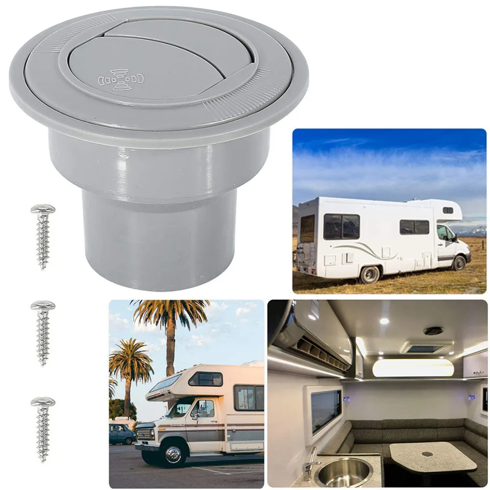 RV Air Conditioning Vent 53mm A/C Heater Deflector ABS Plastic