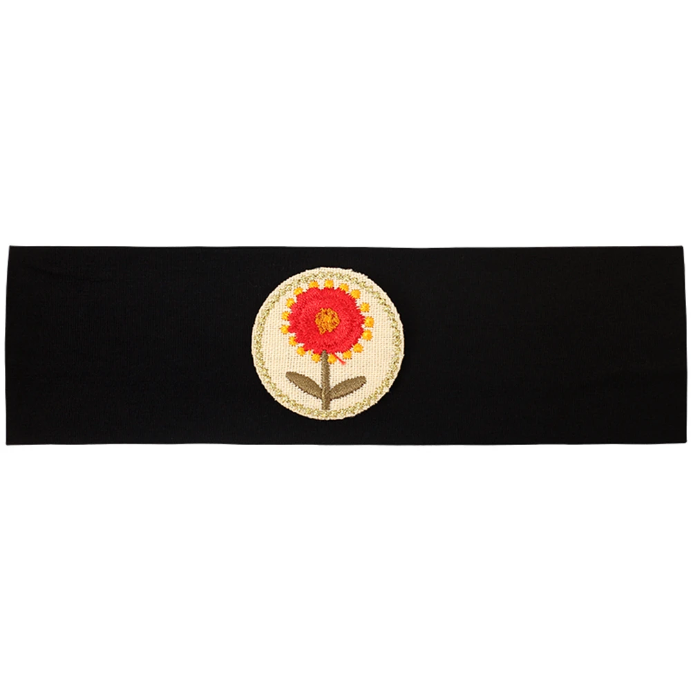 Floral Embroidered Headbands for Babies and Toddlers - Trendy Elastic Hair Accessories