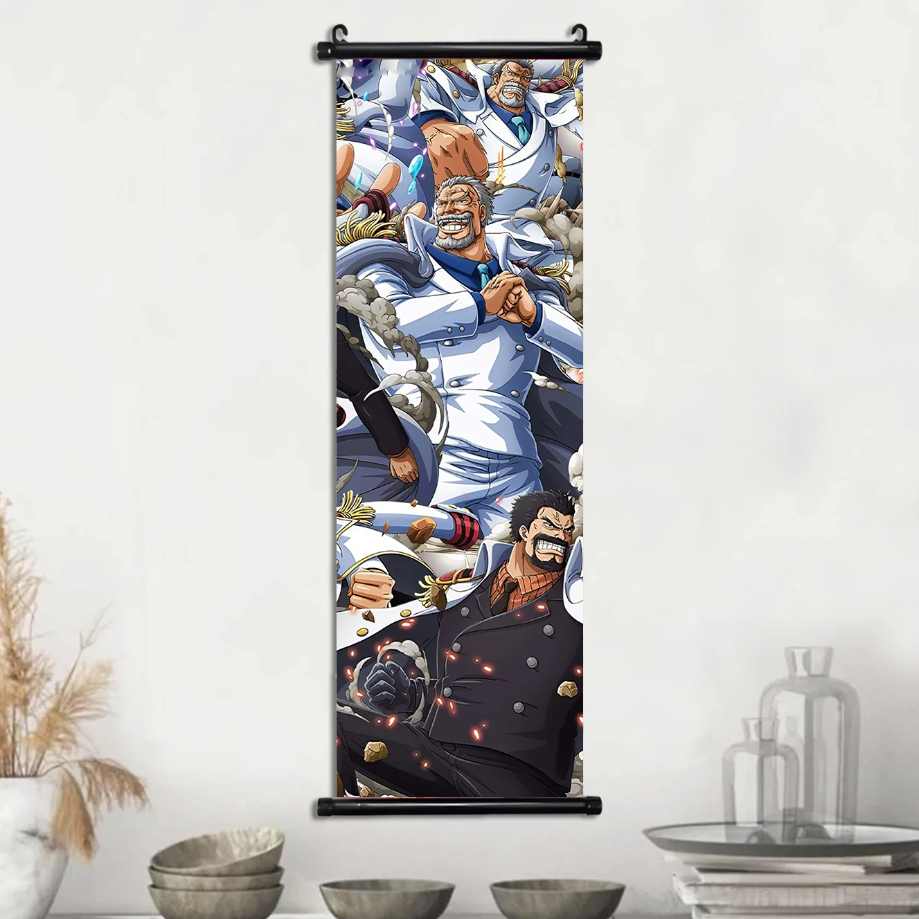 thumbnail image 1 of Póster de Anime ONE PIECE, Sanji, Roronoa Zoro, lienzo, pintura de Luffy, arte de Nami, impresión, decoración de habitación de niños, mural para colgar pergaminos, 1 of 5